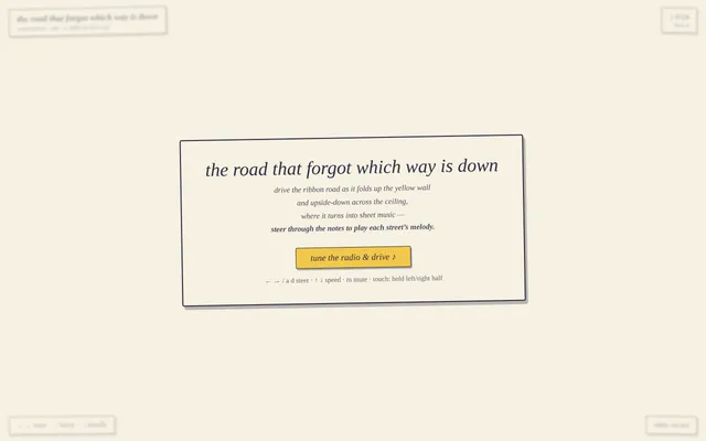 Folding road threejs