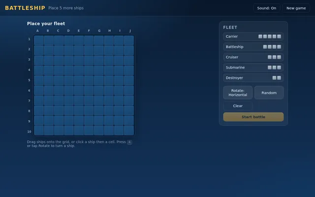 Game battleship