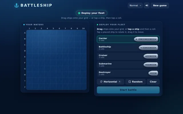 Claude Opus 5.5, Claude Code: Game battleship