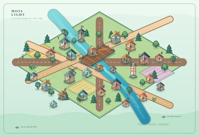 Space Bunny Alpha, OpenCode: Isometric SVG town with sprite sheet