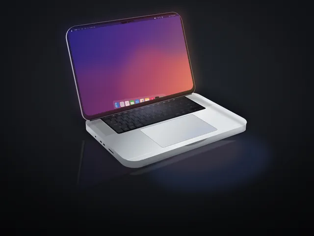 GLM-5.3, Claude Code: MacBook Pro 16" realistic 3D render (Playcode benchmark)