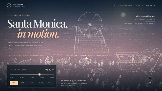 Santa Monica particle beach