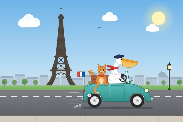 Claude Fable 5.1, OpenCode: Pelican car france