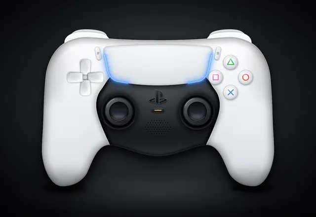 Claude Fable 5.1, Claude Code: DualSense controller, max fidelity