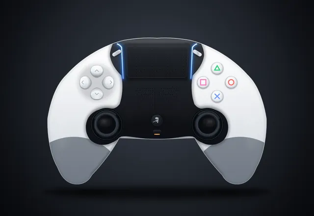 GLM-5.3, OpenCode: DualSense controller, max fidelity