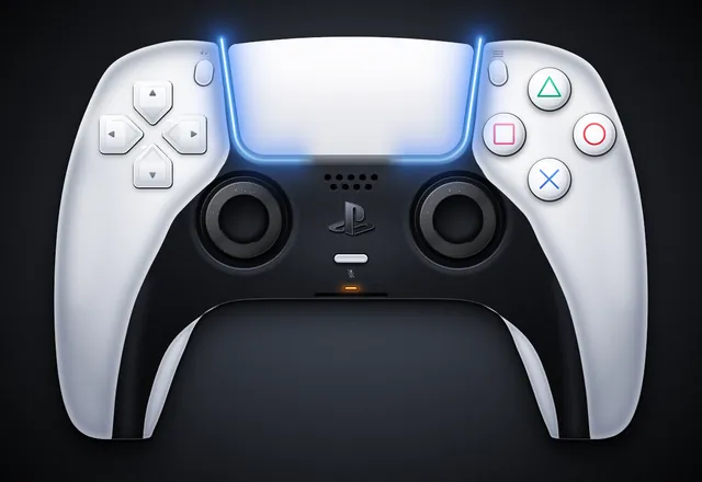 Claude Sonnet 5.5, OpenCode: DualSense controller, max fidelity