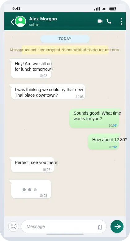 Svg chat interface  agent