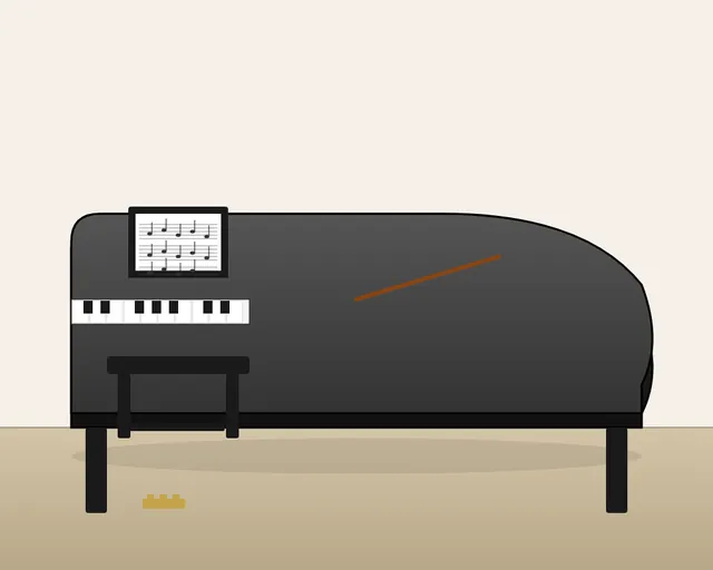 LongCat 2.5 Preview, OpenCode: Grand piano (agent version)