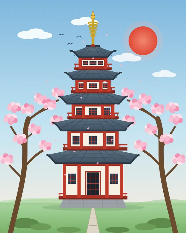 LongCat 2.5 Preview, OpenCode: Japanese pagoda (agent version)