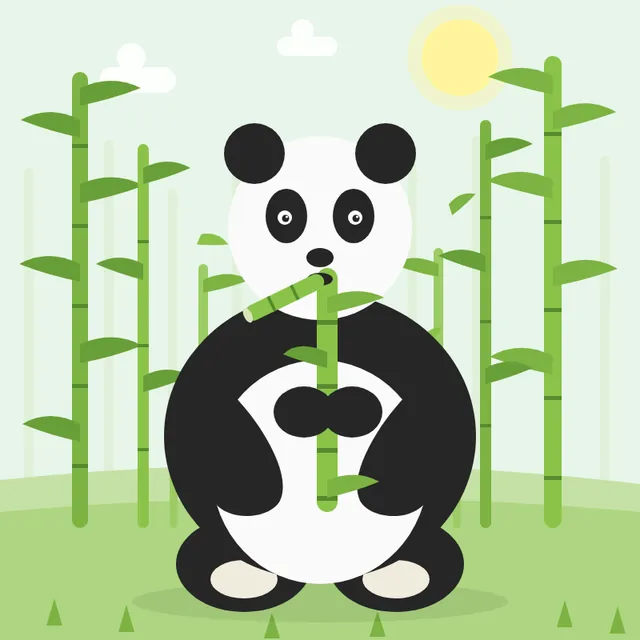 LongCat 2.5 Preview, OpenCode: Panda bamboo (agent version)