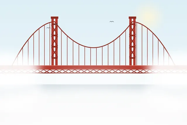 LongCat 2.5 Preview, OpenCode: Suspension bridge fog (agent version)