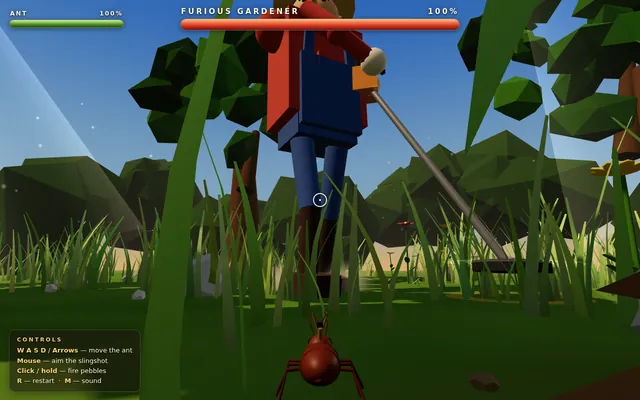 DeepSeek V4.1 Flash, OpenCode: Ant vs gardener