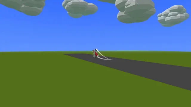 DeepSeek V4 Pro, Raw API (one-shot): Vintage biplane aerobatics over a grass airfield (Three.js)