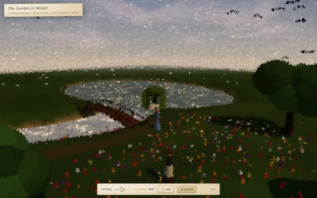 Threejs impressionist world