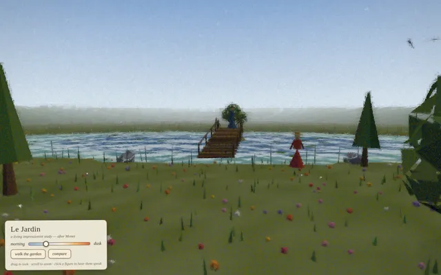 Threejs impressionist world