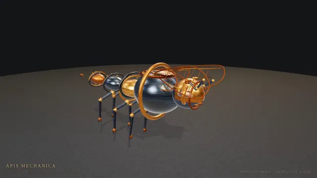 minimax-m3, Raw API (one-shot): Mechanical bee