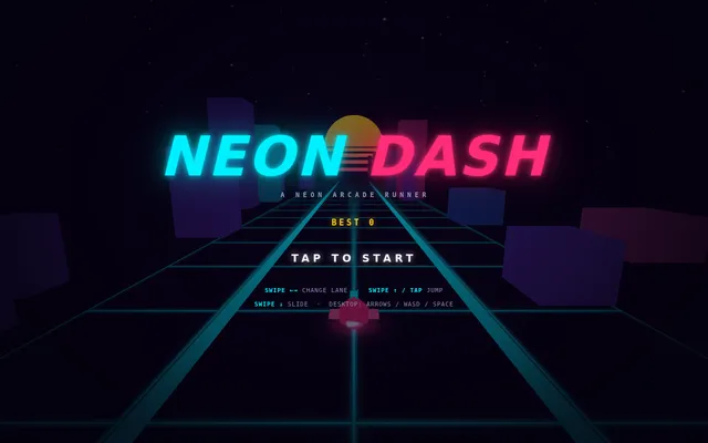 Threejs mobile touch arcade game