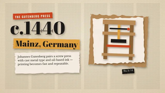 Claude Opus 5.5, Claude Code: Video printing press collage hyperframes