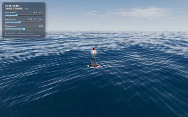 Claude Opus 5.5, Claude Code: Webgpu ocean wave physics