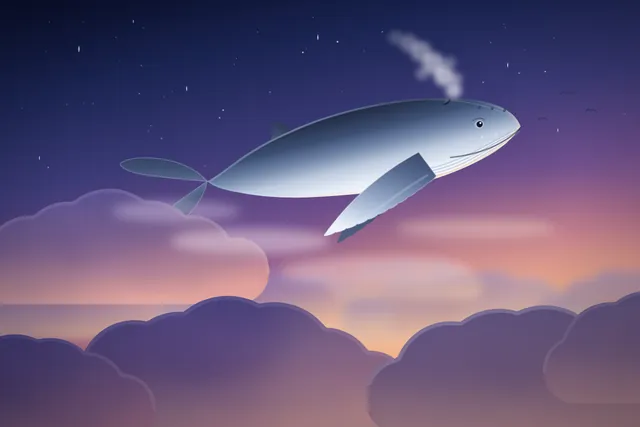 DeepSeek V4.1 Flash, dsh: Whale clouds