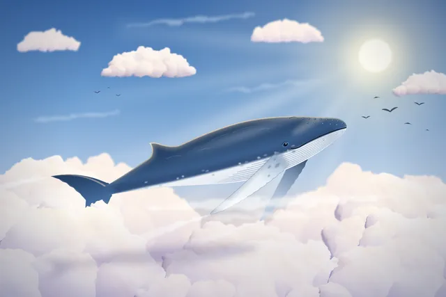 Claude Opus 5.5, OpenCode: Whale clouds